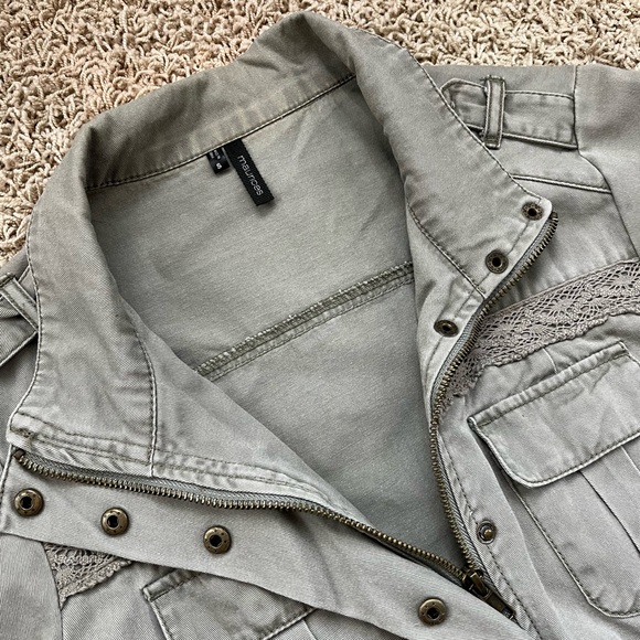 Army green utility jacket - Picture 4 of 6